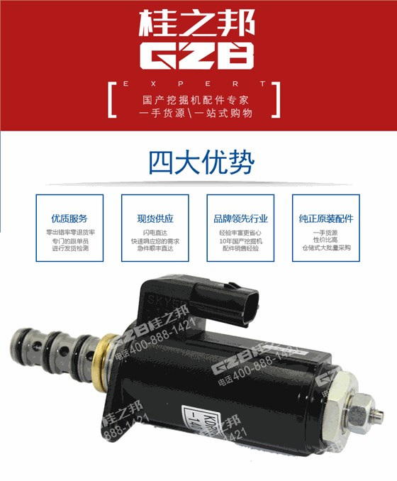 三一挖掘機(jī)比例減壓閥