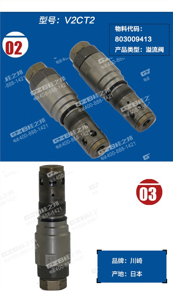 挖掘機回轉(zhuǎn)溢流閥