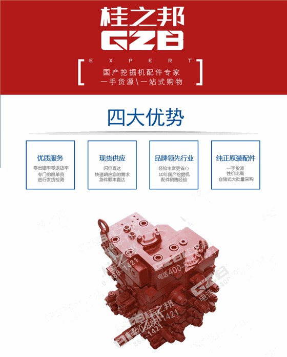 三一215挖機(jī)分配多路閥