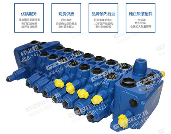 三一75挖機多路閥