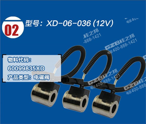 三一65挖機電磁閥線圈