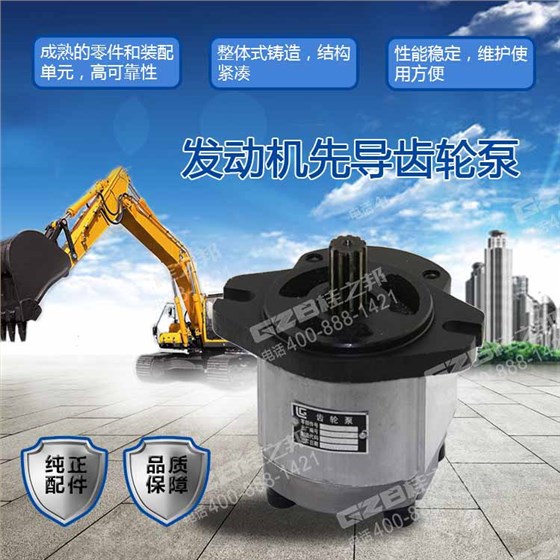 柳工挖掘機先導(dǎo)齒輪泵