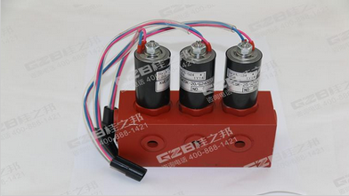 徐工挖掘機(jī)配件電磁閥組3KWE5G-20/G24W-340，挖掘機(jī)配件批發(fā)