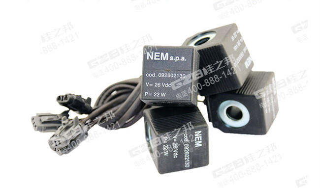 原裝挖機配件批發(fā):福田雷沃260電磁閥線圈26VDC