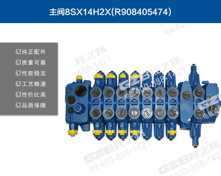 龍工6065挖機分配閥