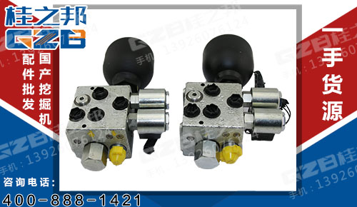 原裝進(jìn)口中聯(lián)重科ZE85油源控制閥 挖掘機配件批發(fā)市場