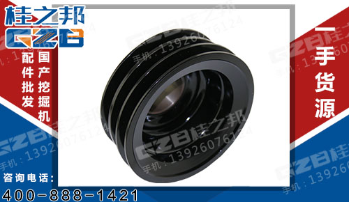 哪里找三一SY215挖掘機(jī)三菱發(fā)動機(jī)曲軸皮帶輪 三一挖機(jī)配件