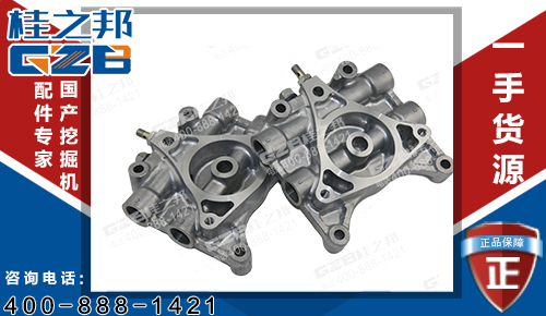 原裝三一205挖掘機(jī)機(jī)油濾清器安裝座ME088794 挖掘機(jī)配件批發(fā)
