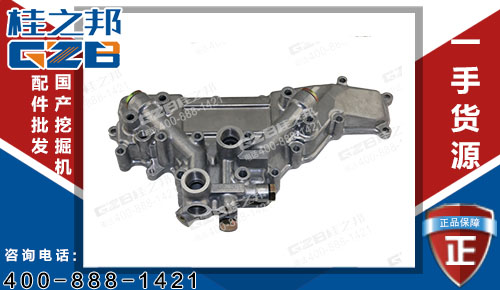 挖掘機配件網(wǎng)，三一挖掘機機油冷卻器蓋B220700000036JS