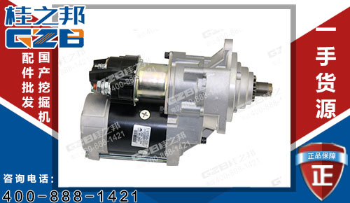 徐工235挖掘機(jī)啟動(dòng)馬達(dá)181100-3381 原裝挖機(jī)配件批發(fā)
