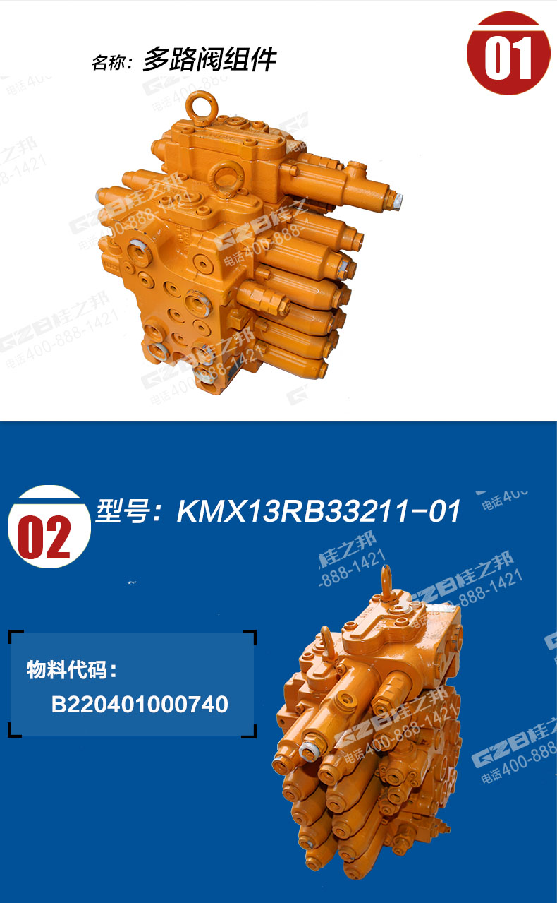 三一挖掘機(jī)多路閥
