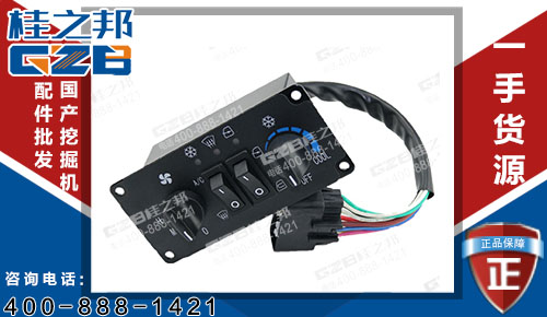 原裝挖機配件市場，柳工挖機空調(diào)控制器DC12V/KLG03J-017