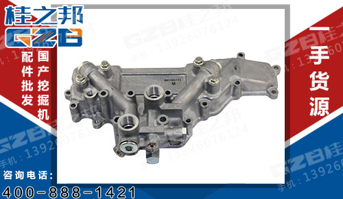 三一挖機(jī)配件 三菱發(fā)動(dòng)機(jī)機(jī)油散熱器組件ME088741