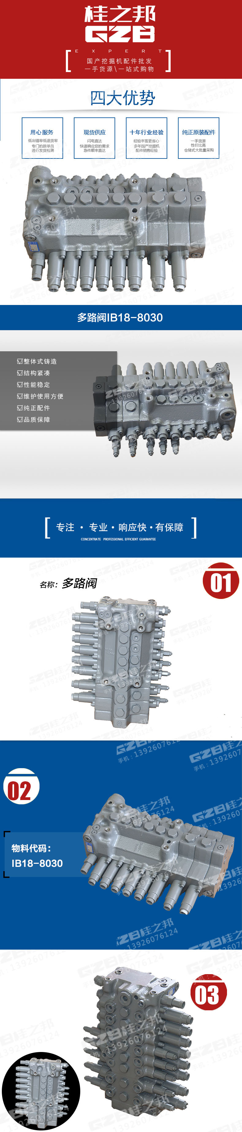 東芝挖掘機多路閥